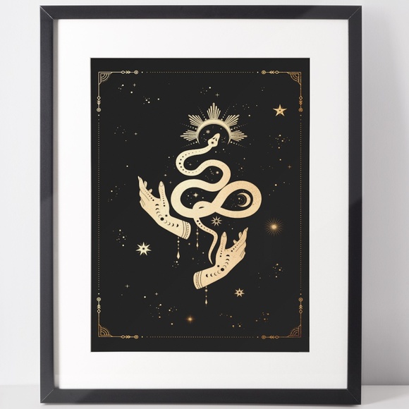 Other - Wall Art Esoteric Celestial Mystic Print Poster Unframed
